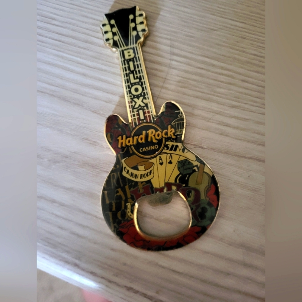 Hard Rock Biloxi Cajun Rock Bottle Opener - Collectable